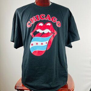 Rolling Stones Chicago Tongue Flag 3XL T-Shirt Shirt